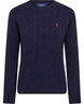 Cable-Knit Wool-Cashmere Sweater