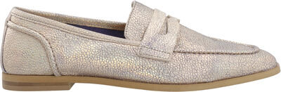 CASMIMMI Penny Loafer Metallic Suede Vegetable Tanned