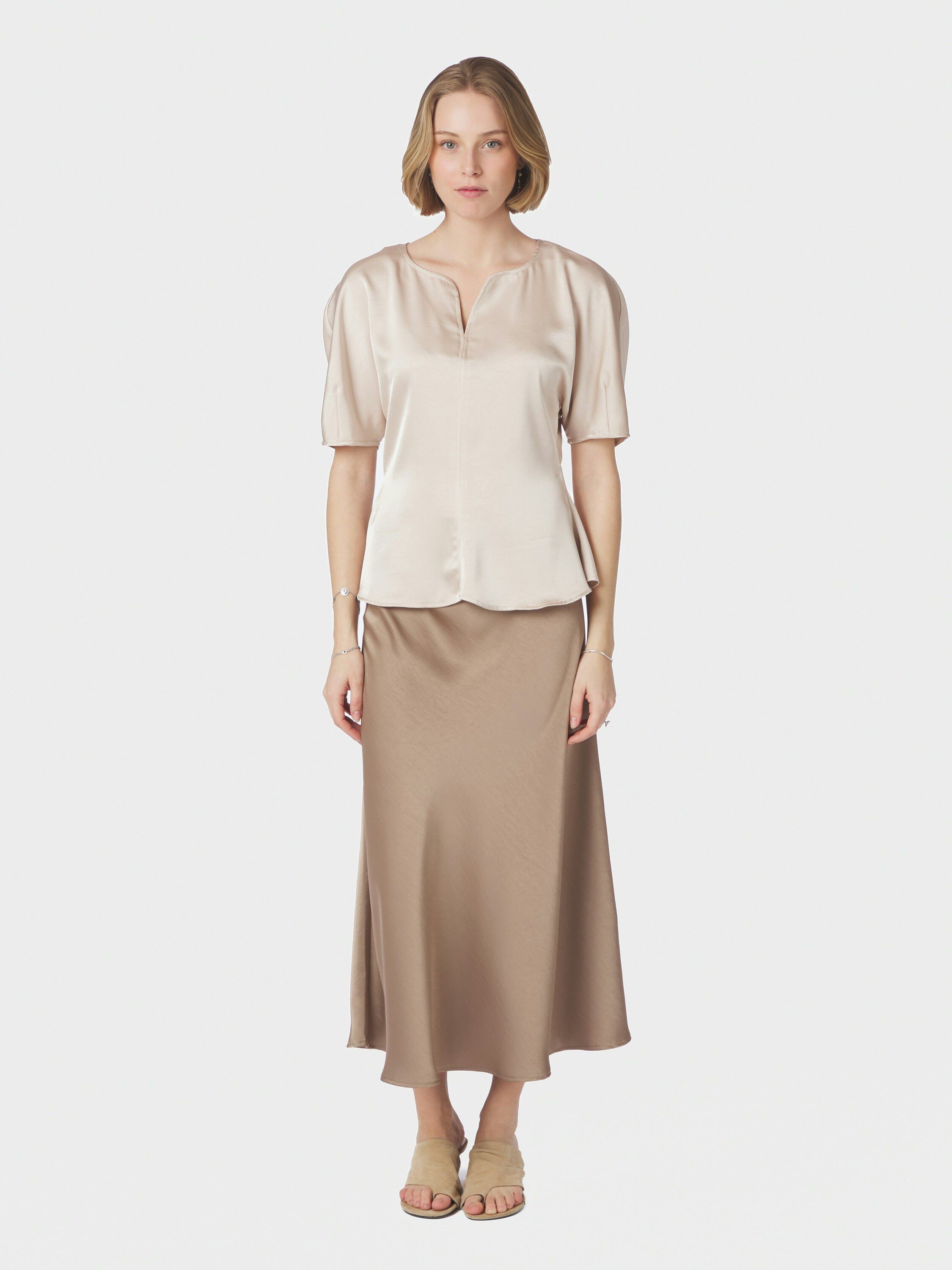 Josine Heavy Sateen Blouse