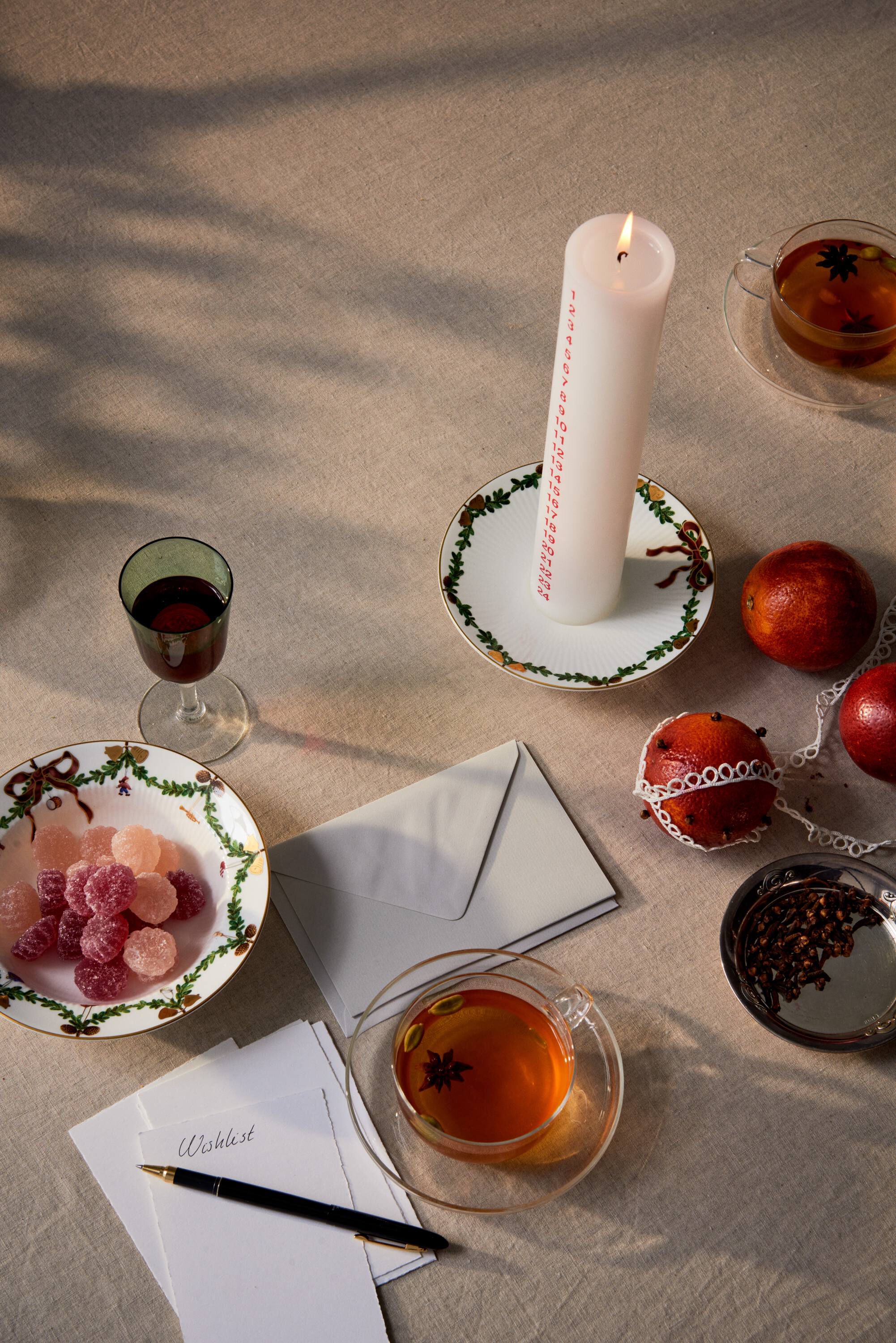 Star Fluted Christmas 17 cm djup tallrik