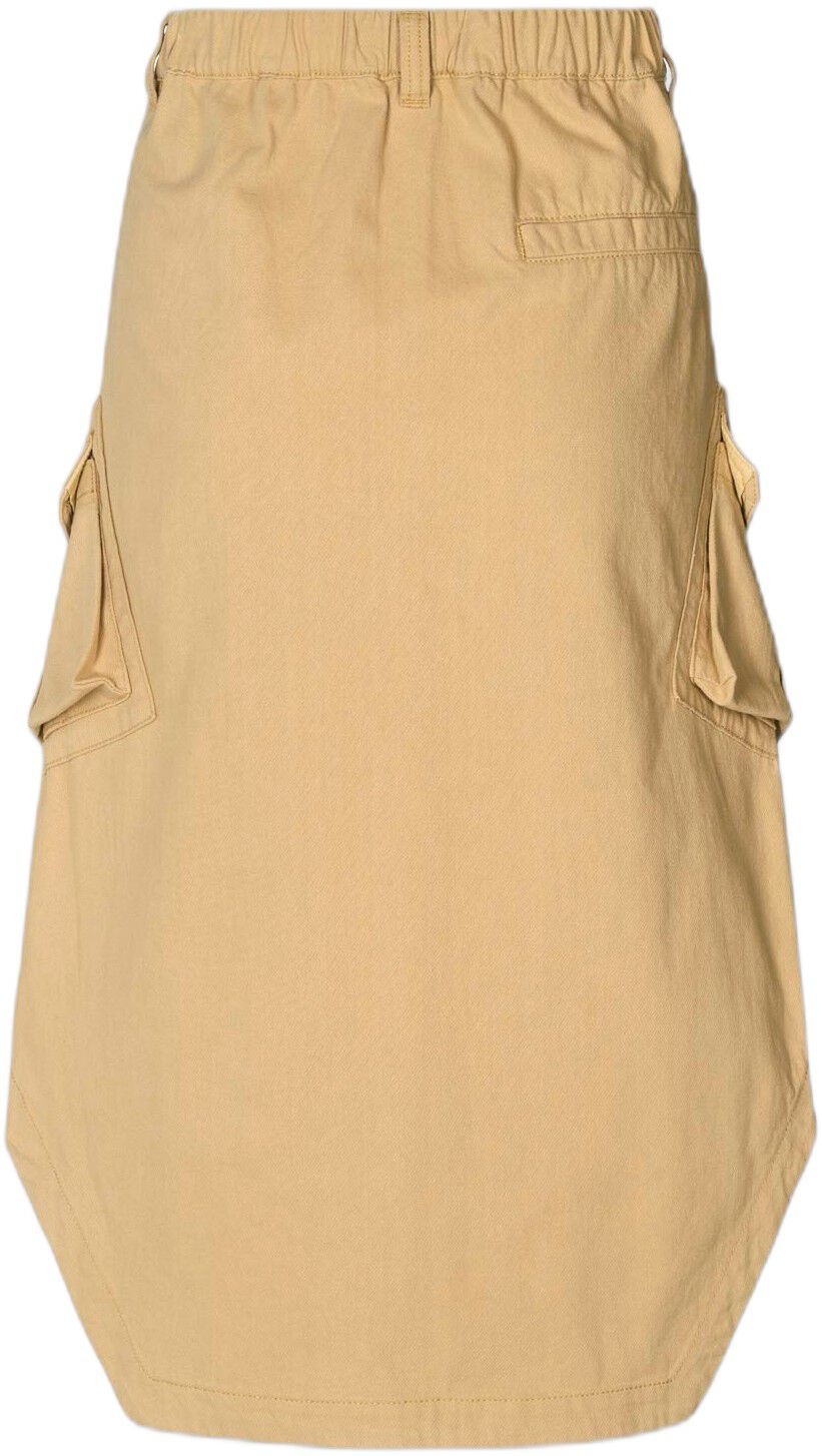 Texture canvas cargo skirt - Ambra