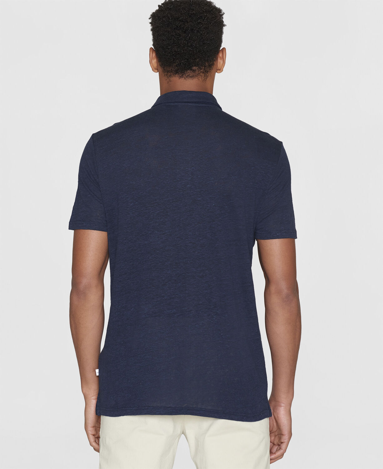 Regular linen polo - GOTS/Vegan