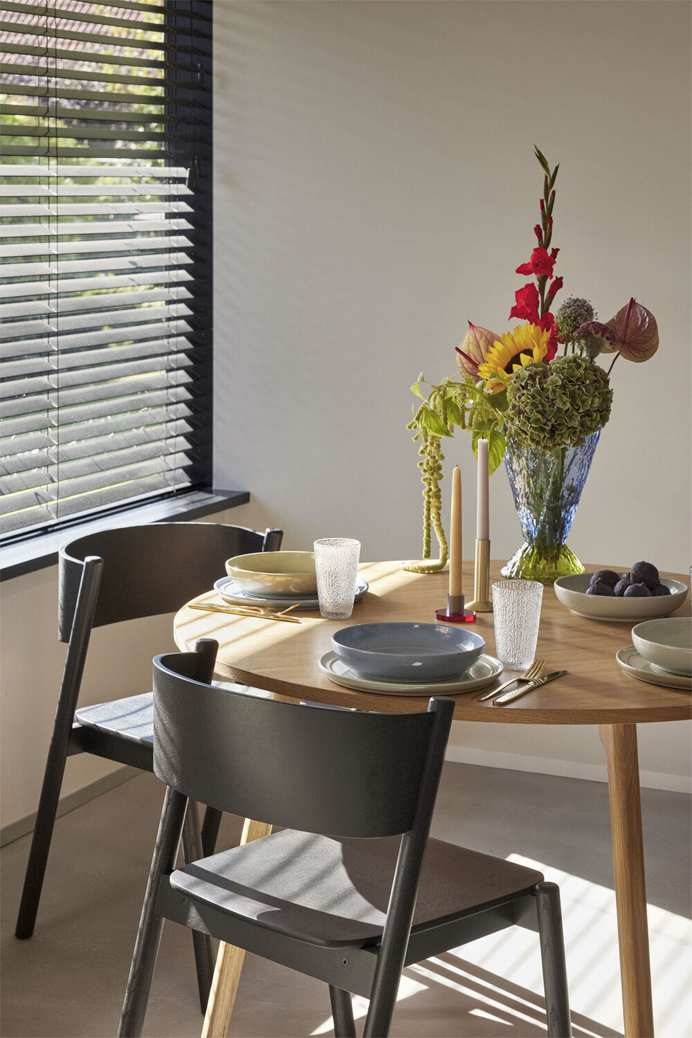 Abyss Vase Lysebl&aring;/ Olive