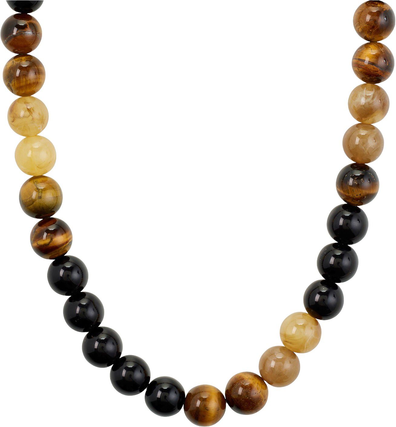 UNFOLD necklace gold-plated/brown