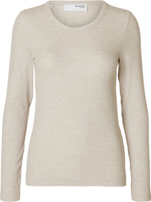 SLFDIANNA LS O-NECK TOP NOOS