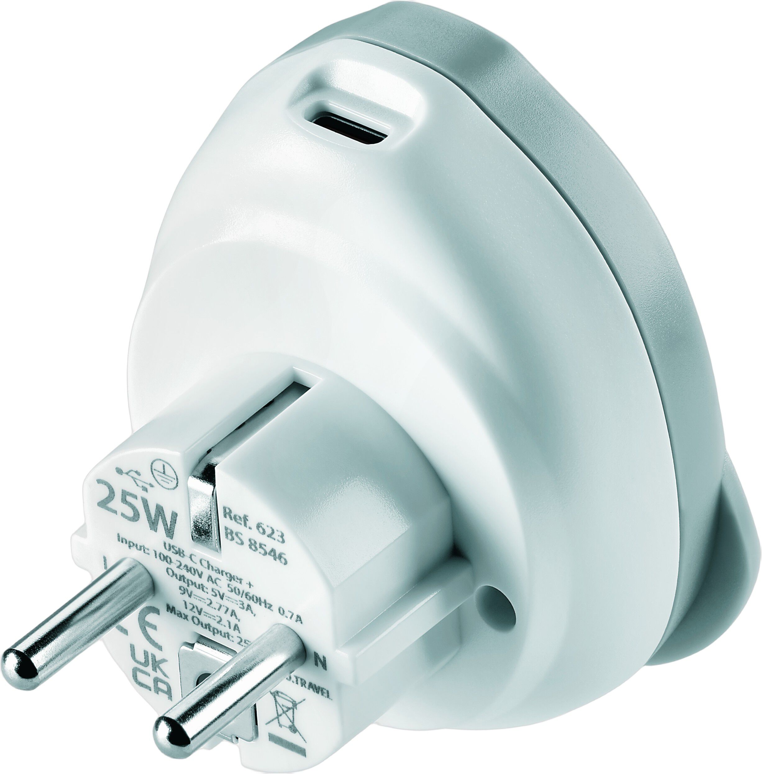 World - EU USB-C Adaptor + (25W)