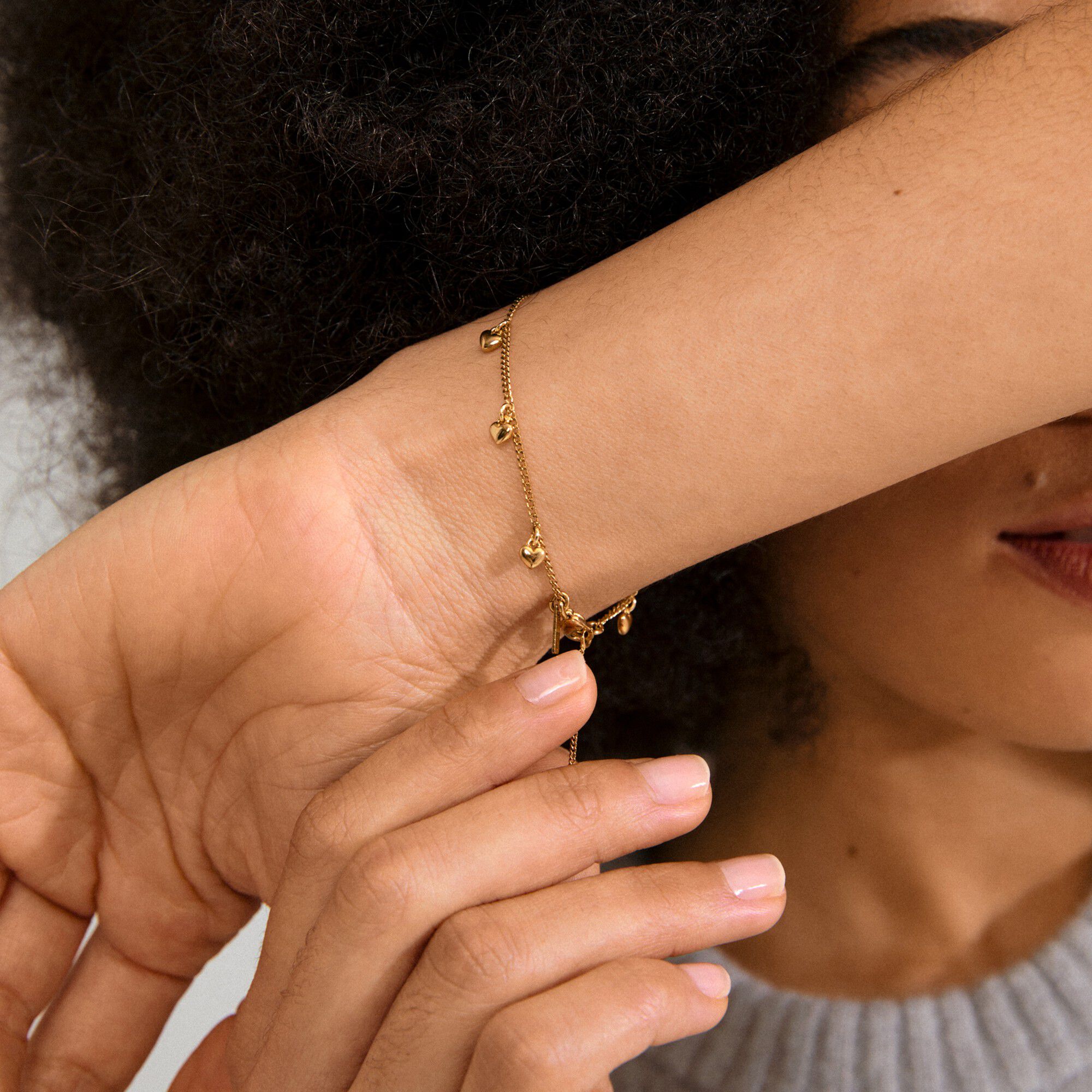 ALAIA bracelet gold-plated