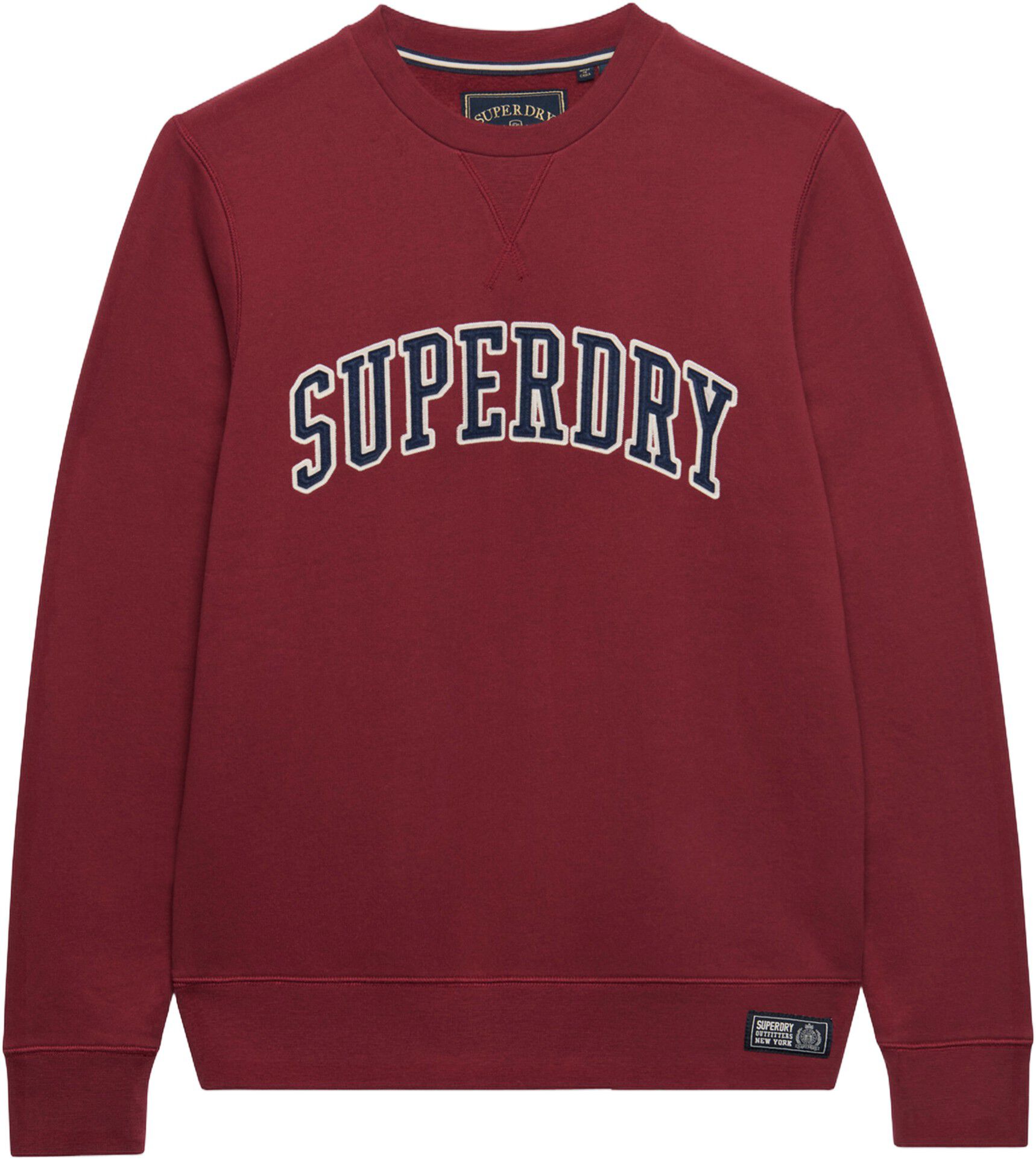 ATHLETIC APPLIQUE RELAXED CREW