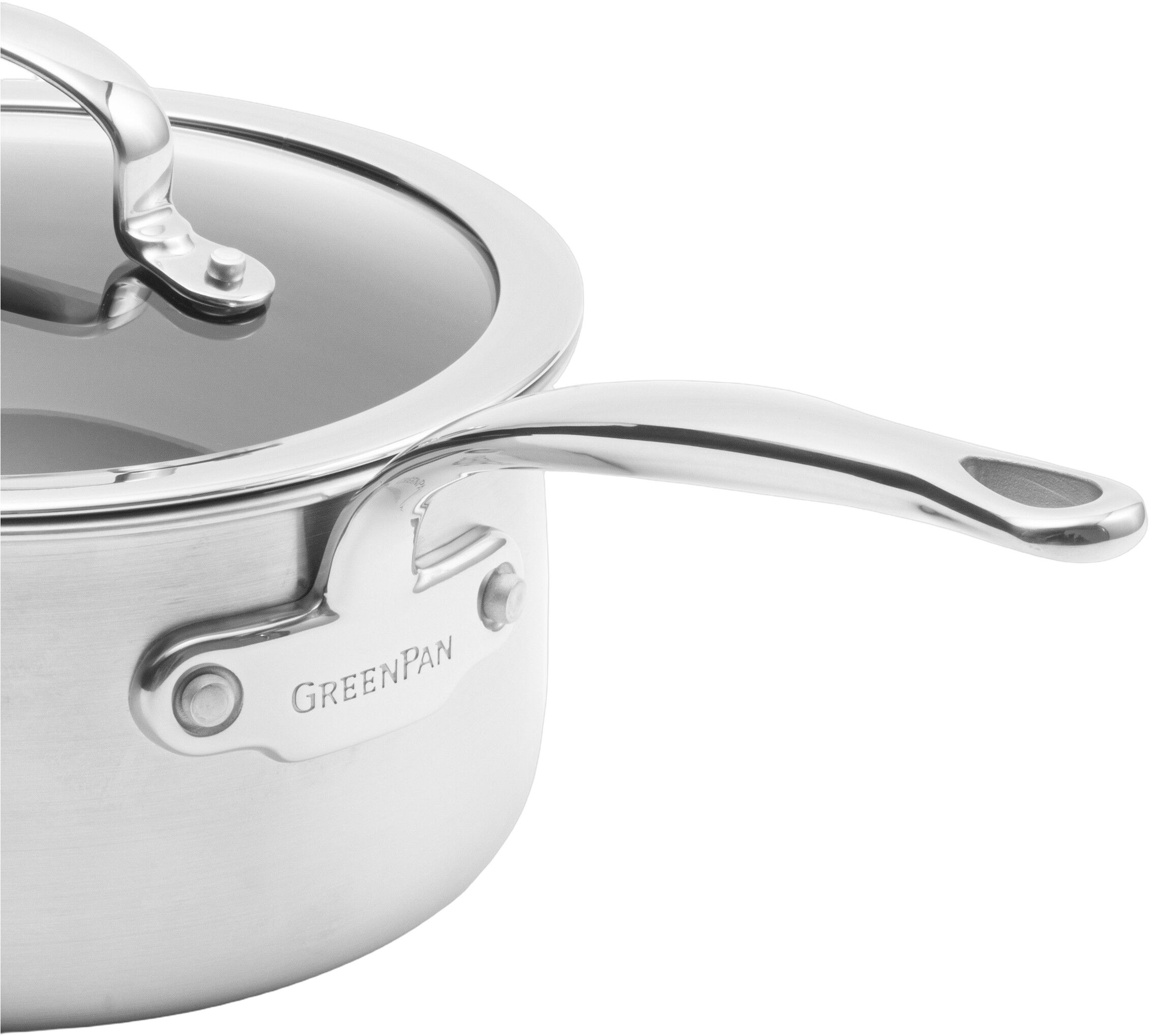 GreenPan Premiere 5PLY SS Saucepan 16cm/1,5L