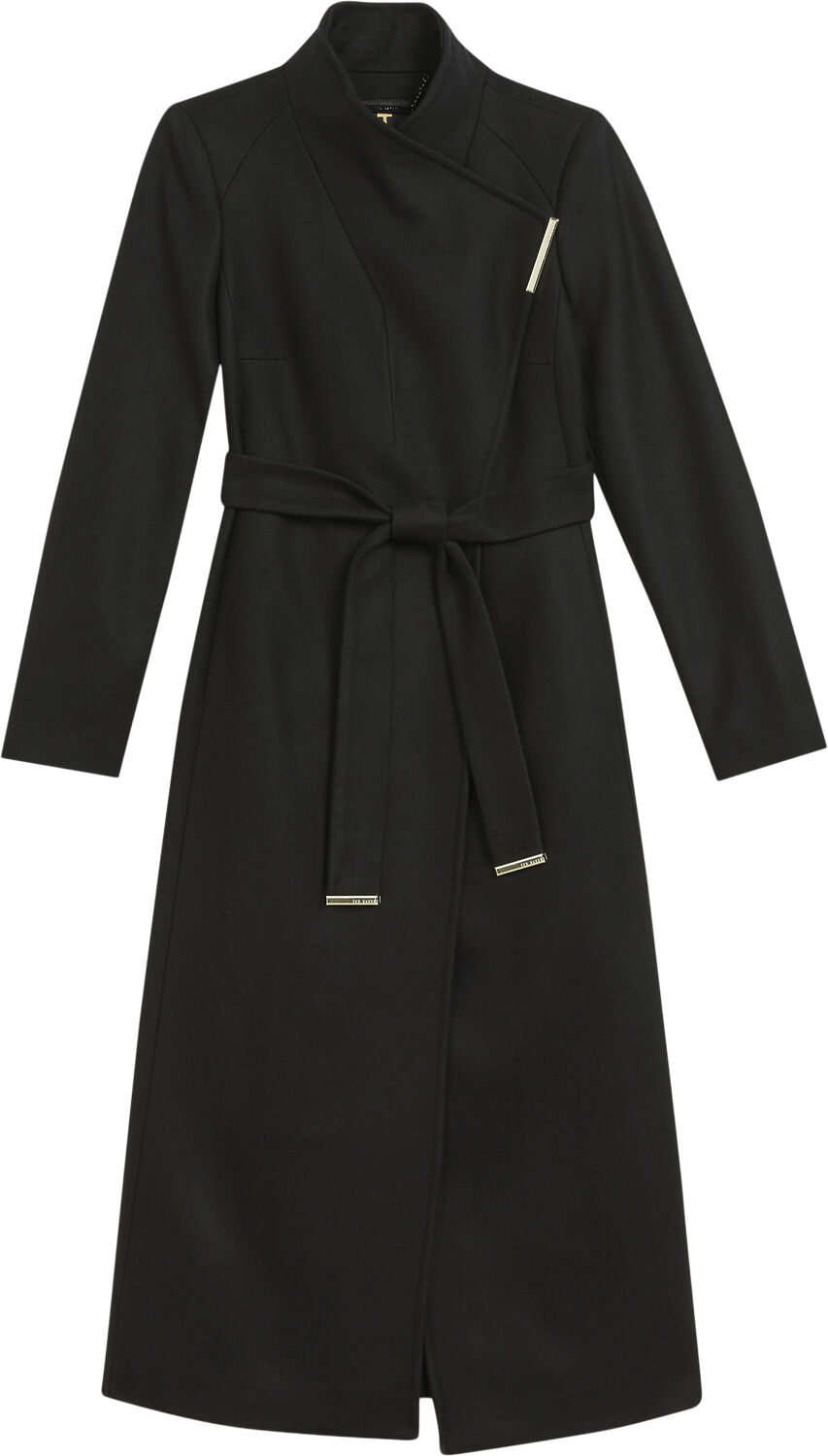 ROSELL Long Length Wool Wrap Coat