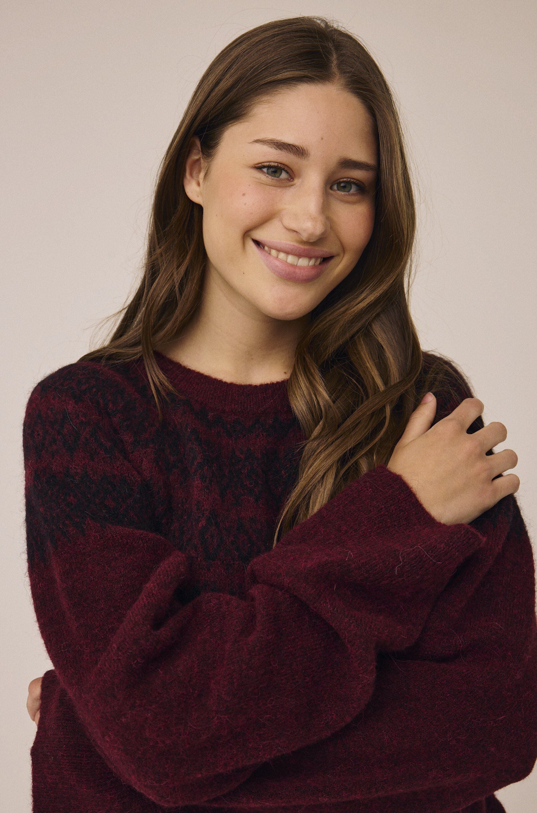 Cindi 9 Striksweater - Alpakamix RWS