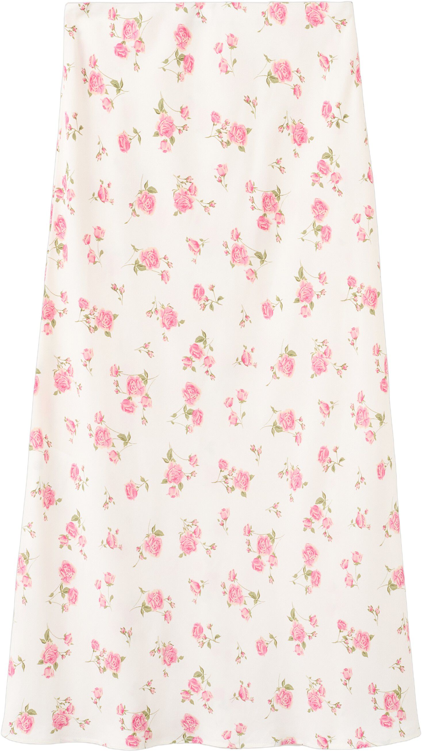Floral print maxi skirt