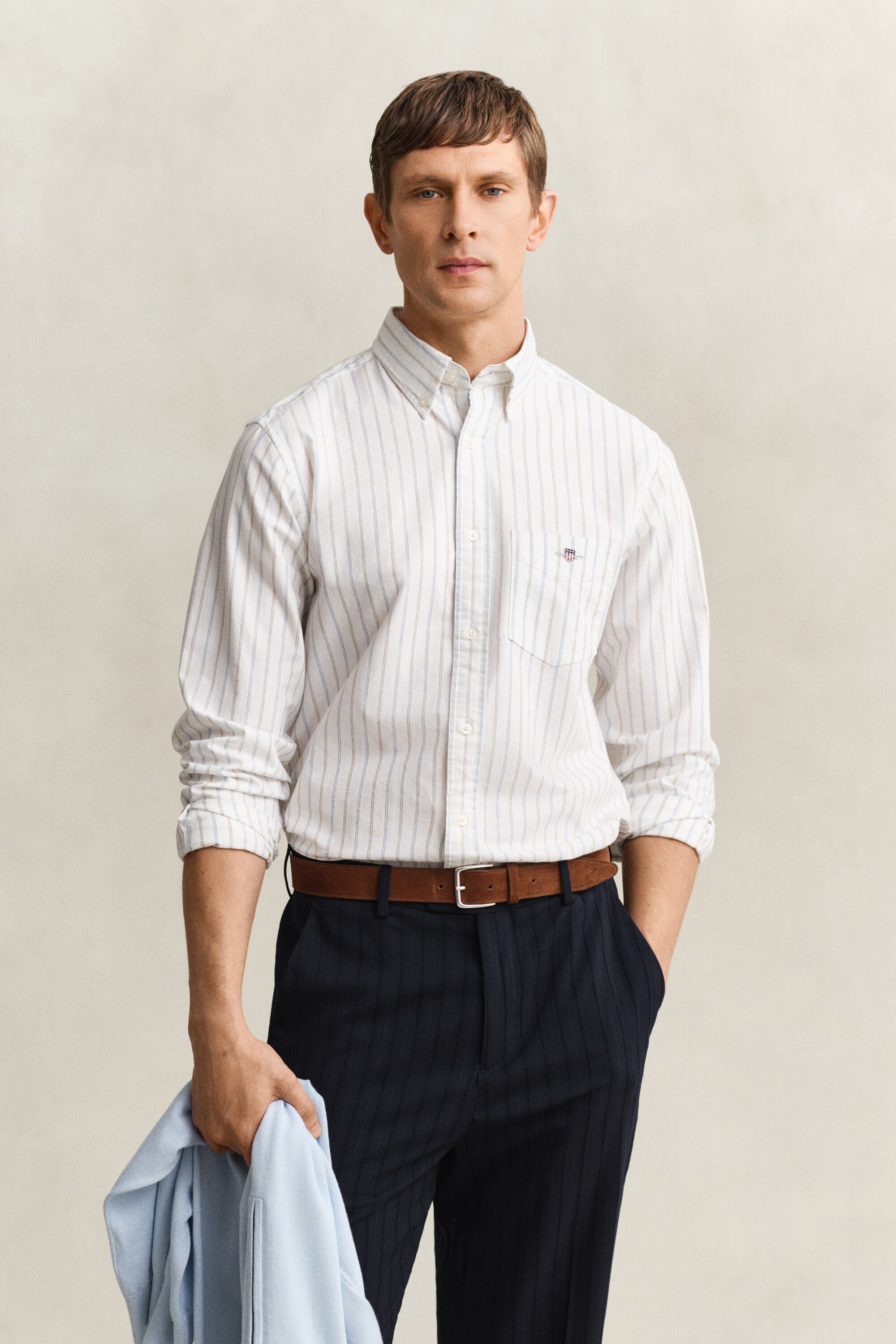 REG CLASSIC OXFORD STRIPE SHIRT