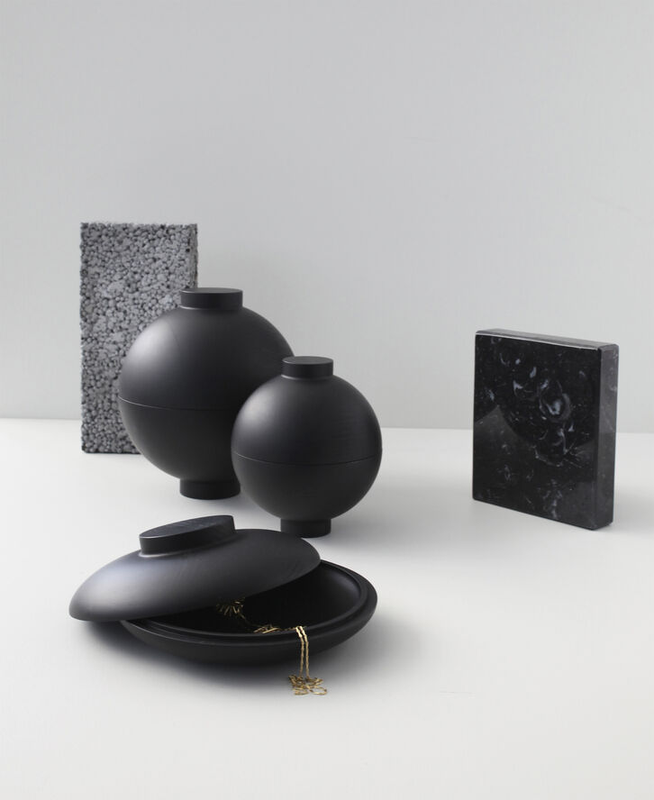 XL - Wooden Sphere –  Black