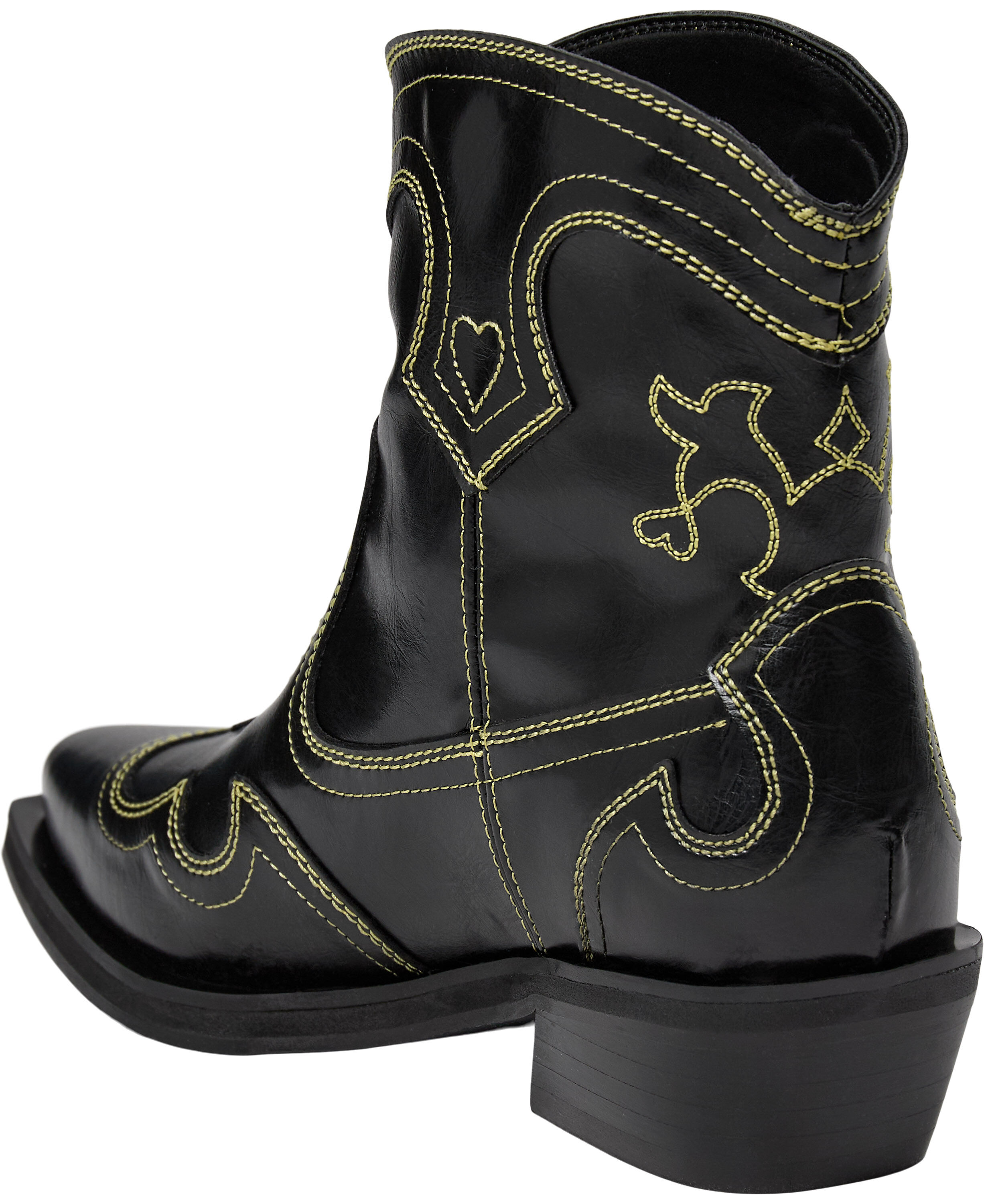 Low Shaft Embroidered Western Boot