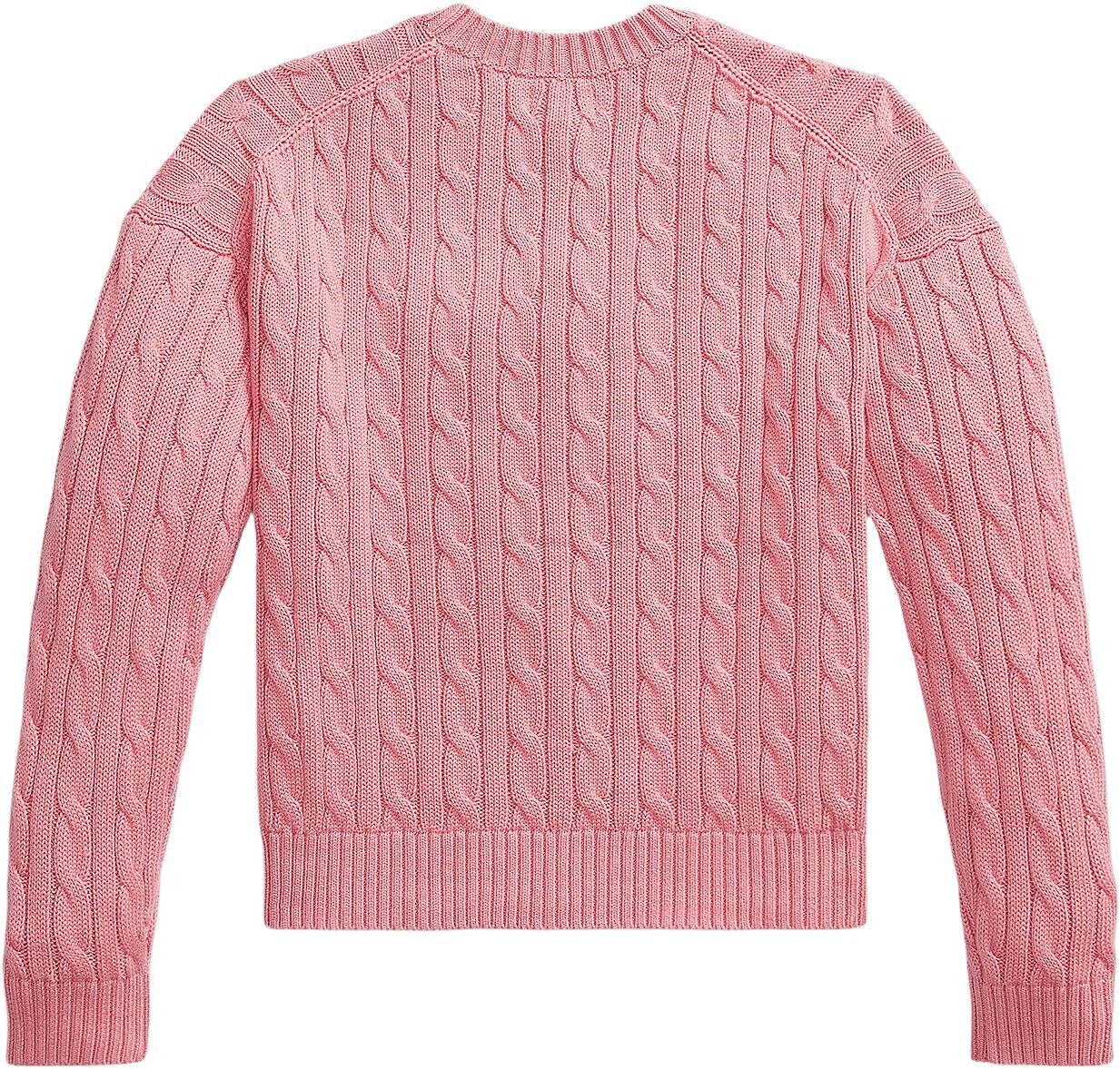 Cable-Knit Cotton V-Neck Sweater Teens