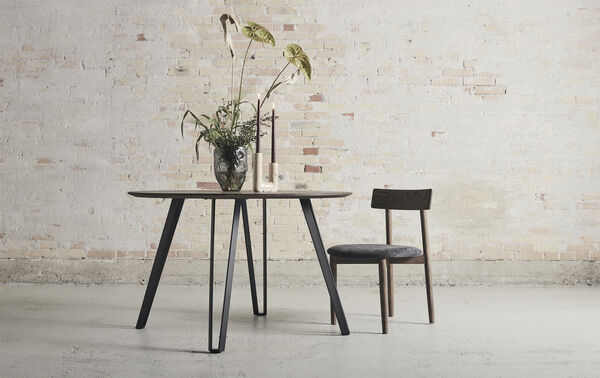 Spisebordsstol Tetra - Brun/Granit