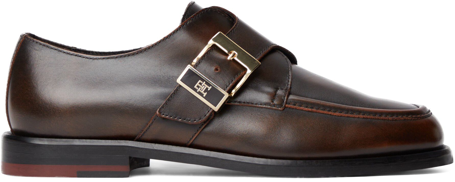 TH BUCKLE MOC TOE LOAFERS