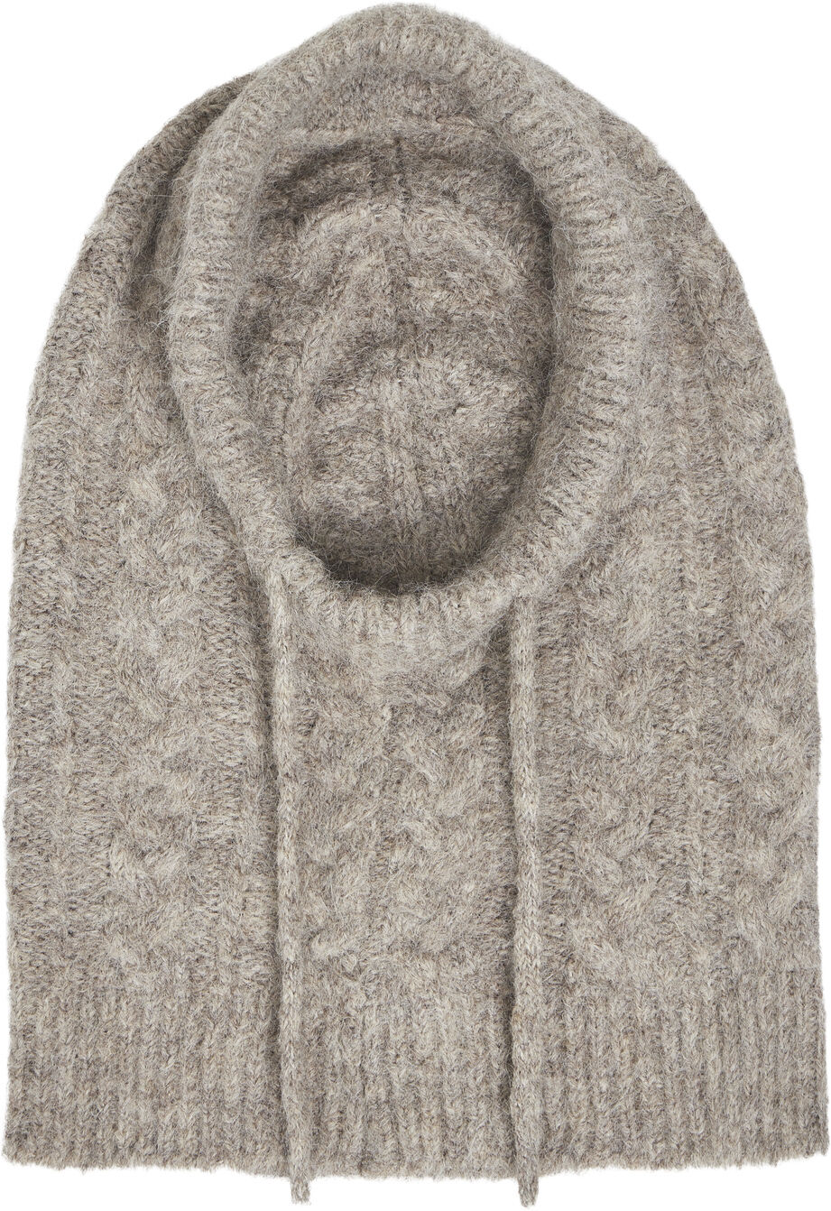 OBJMILU CABLE KNIT BALACLAVA 135