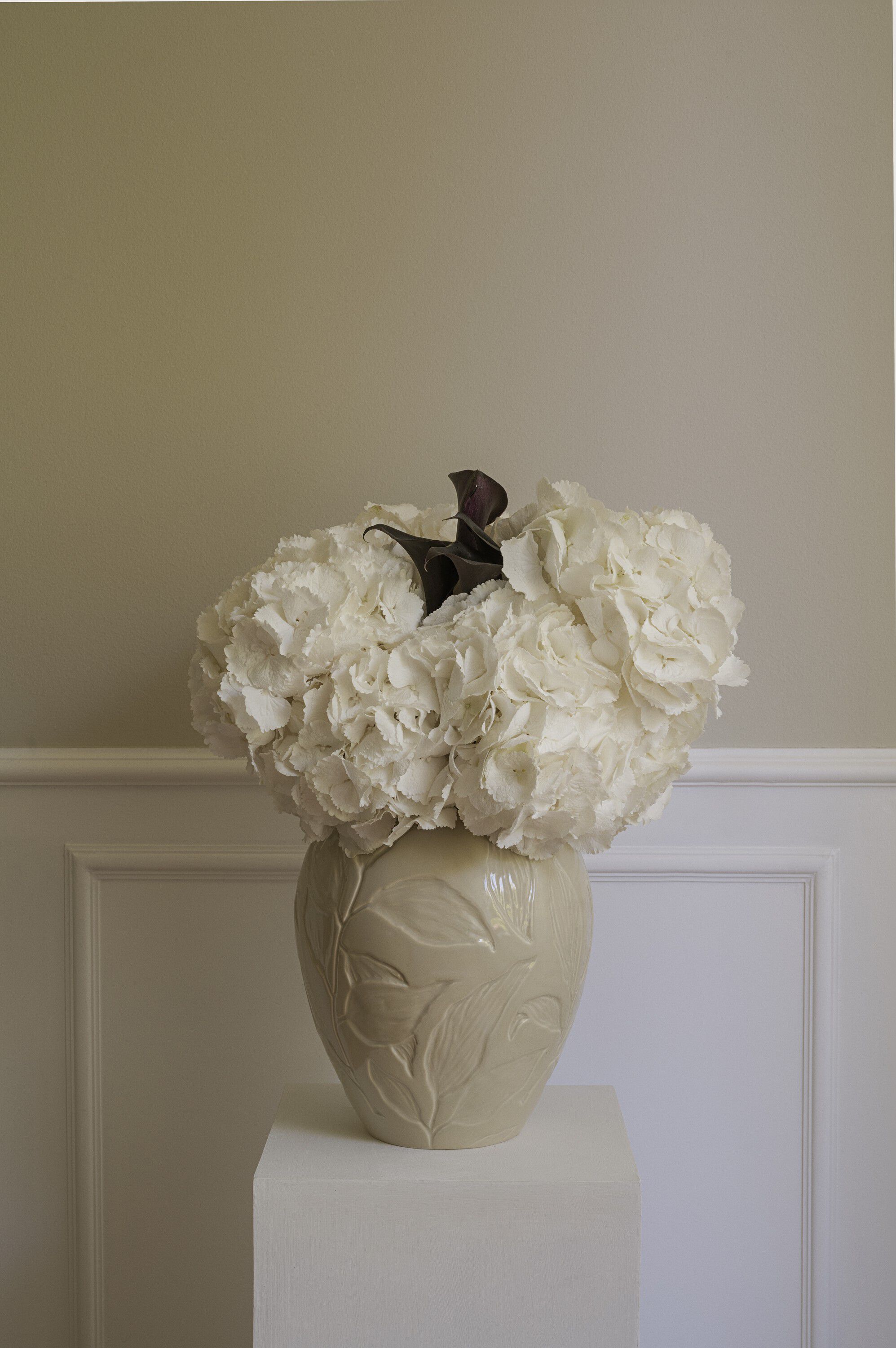 Florita GLAZED Sandstone, H 30 cm, Vase