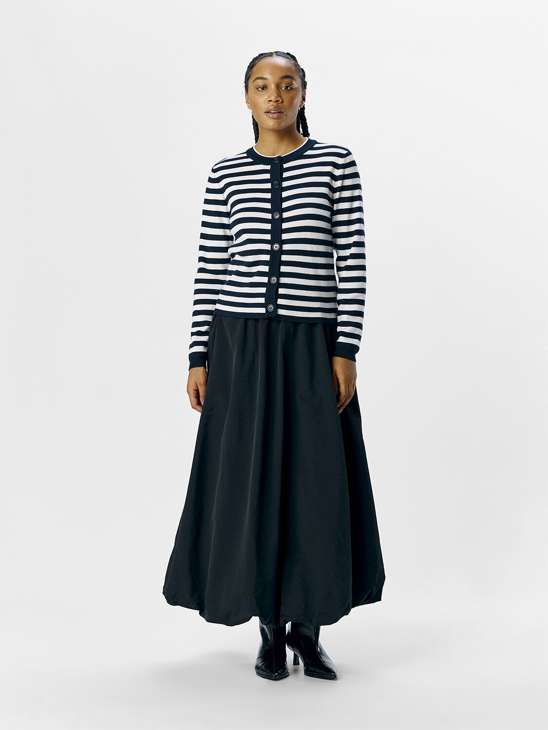 OBJESTER SLI L/S KNIT CARDIGAN NOOS