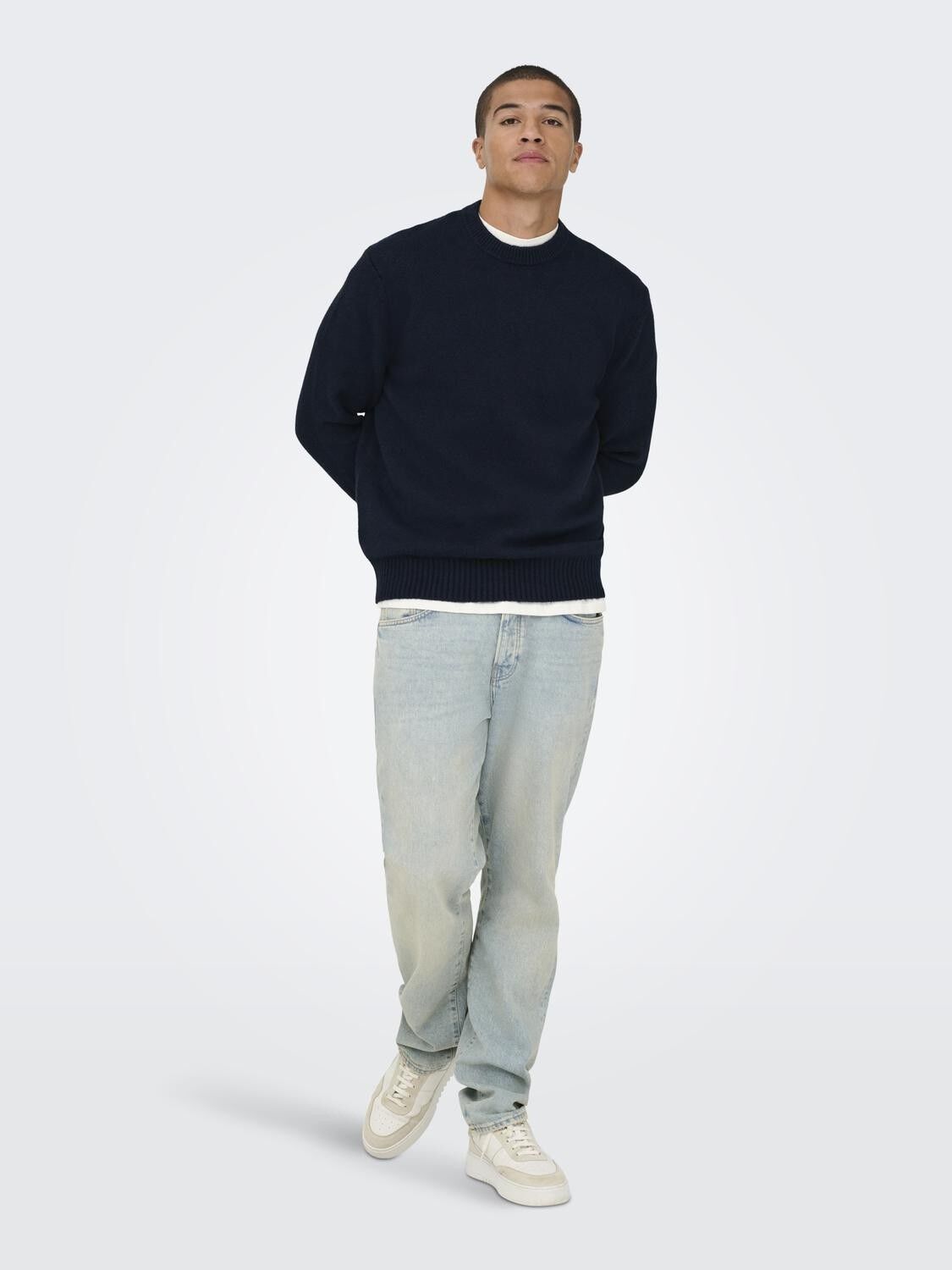 Onsjames Rlx Crew Knit Noos