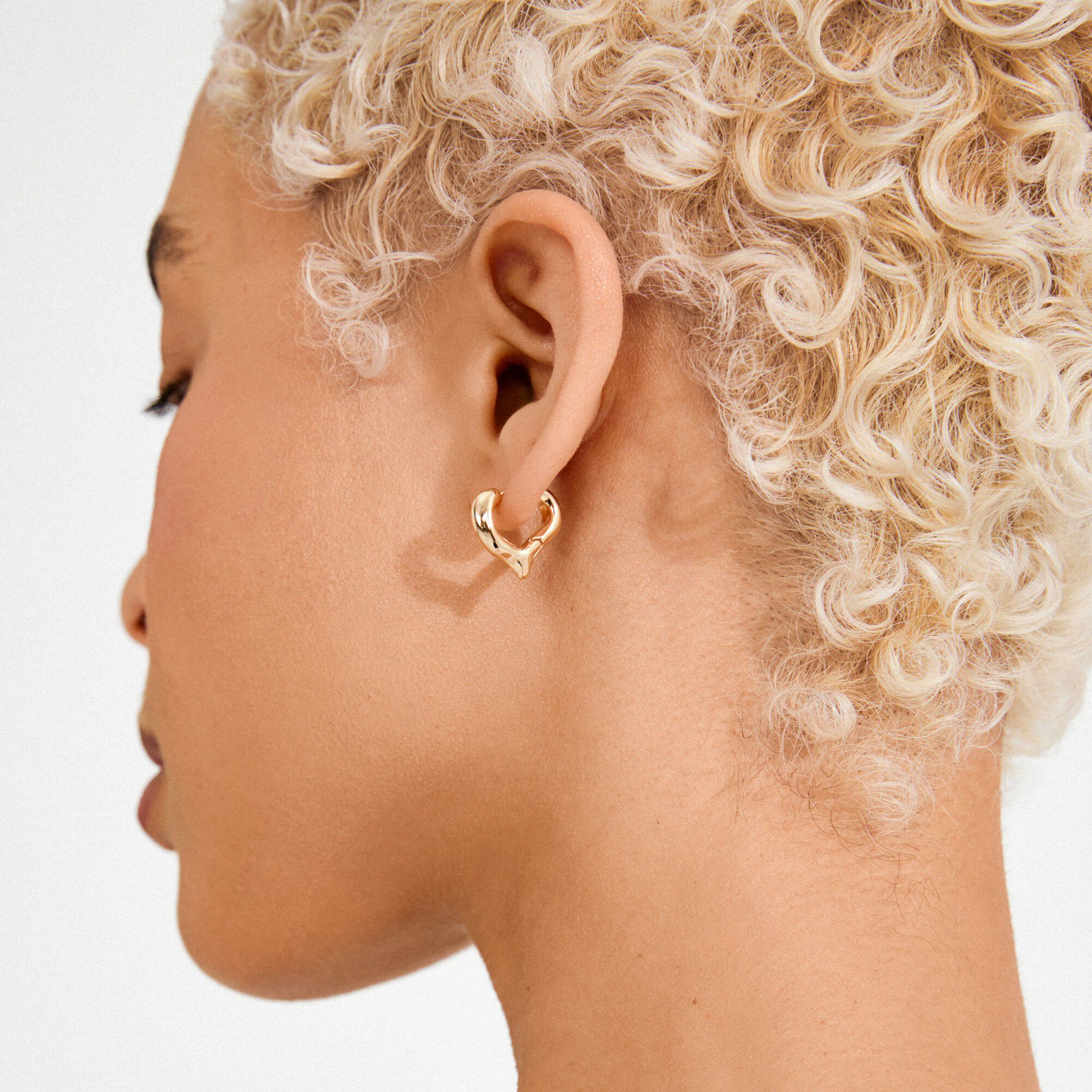 IRIS &oslash;reringe guldbelagt