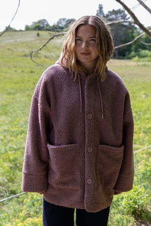 Danewillow Fleece Jacket Rose Beige
