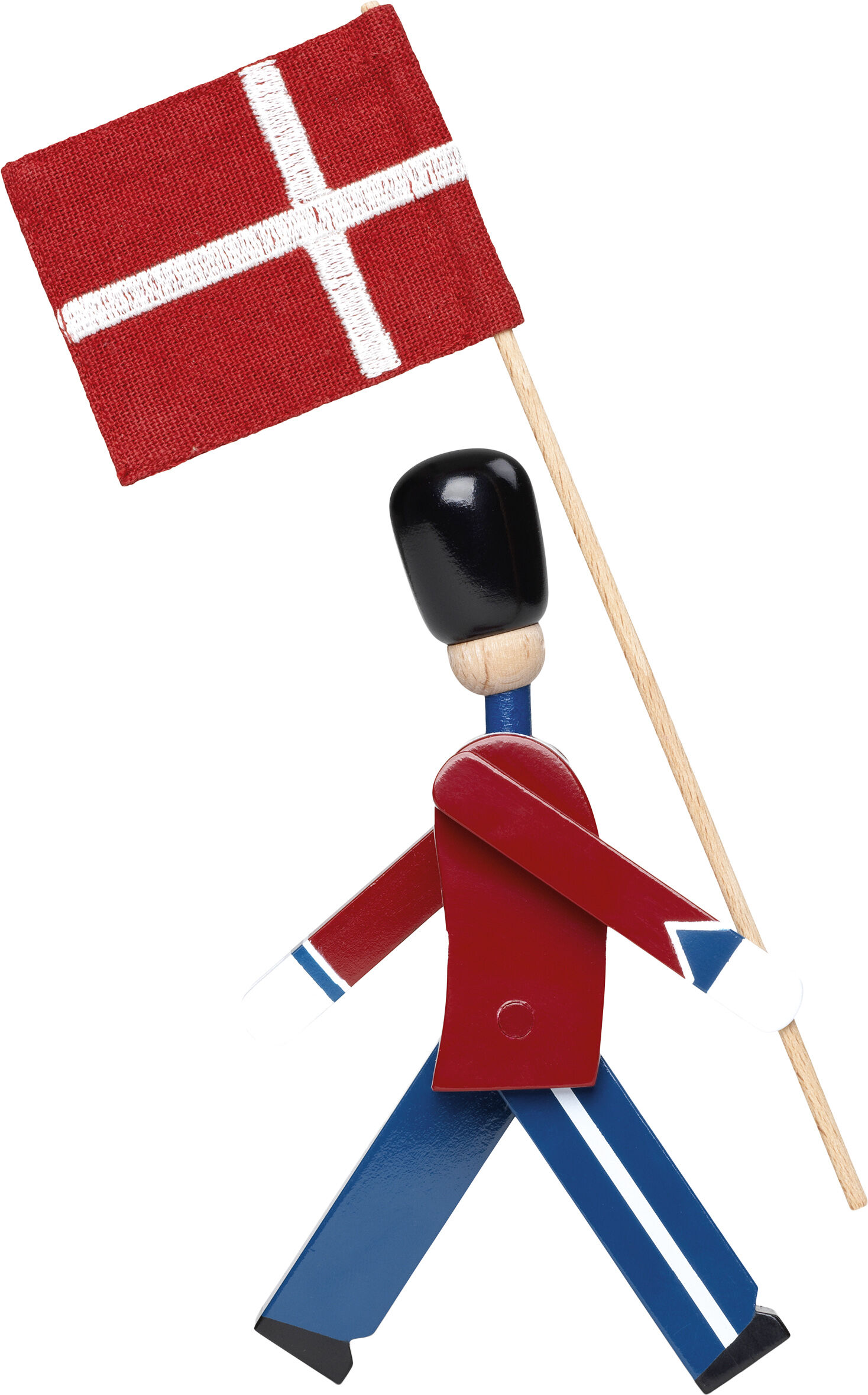 Faneb&aelig;rer mini r&oslash;d/bl&aring;/hvid