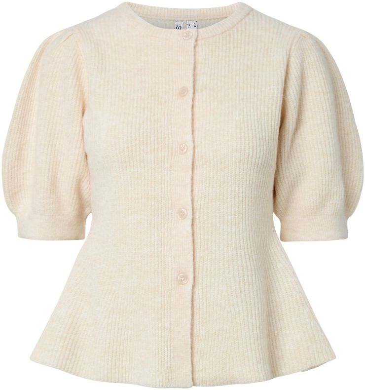 PCSILLY SS PUFF KNIT CARDIGAN NOOS