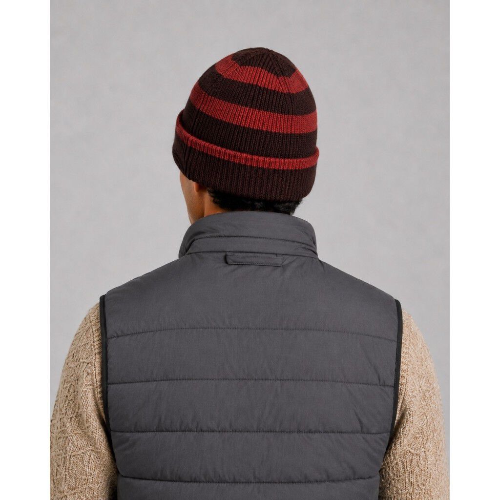 Aare striped beanie