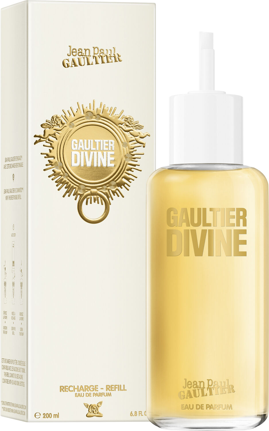 Divine Eau de parfum refill bottle 200 ml