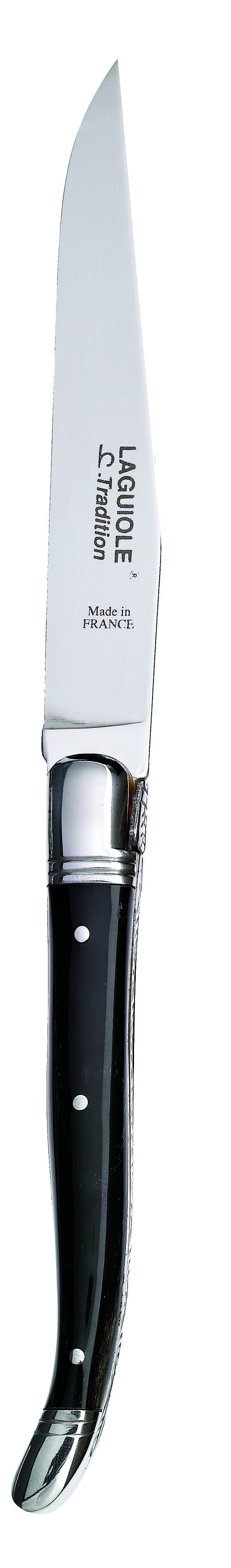 CHL Steakkniv Sort Horn Str. /ST-2