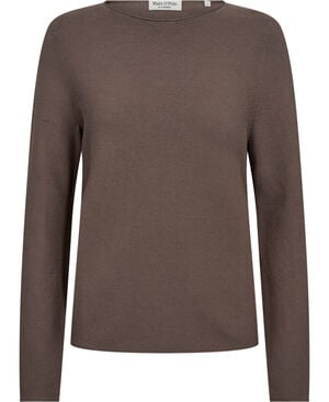 Pullover, longsleeve, boat neck