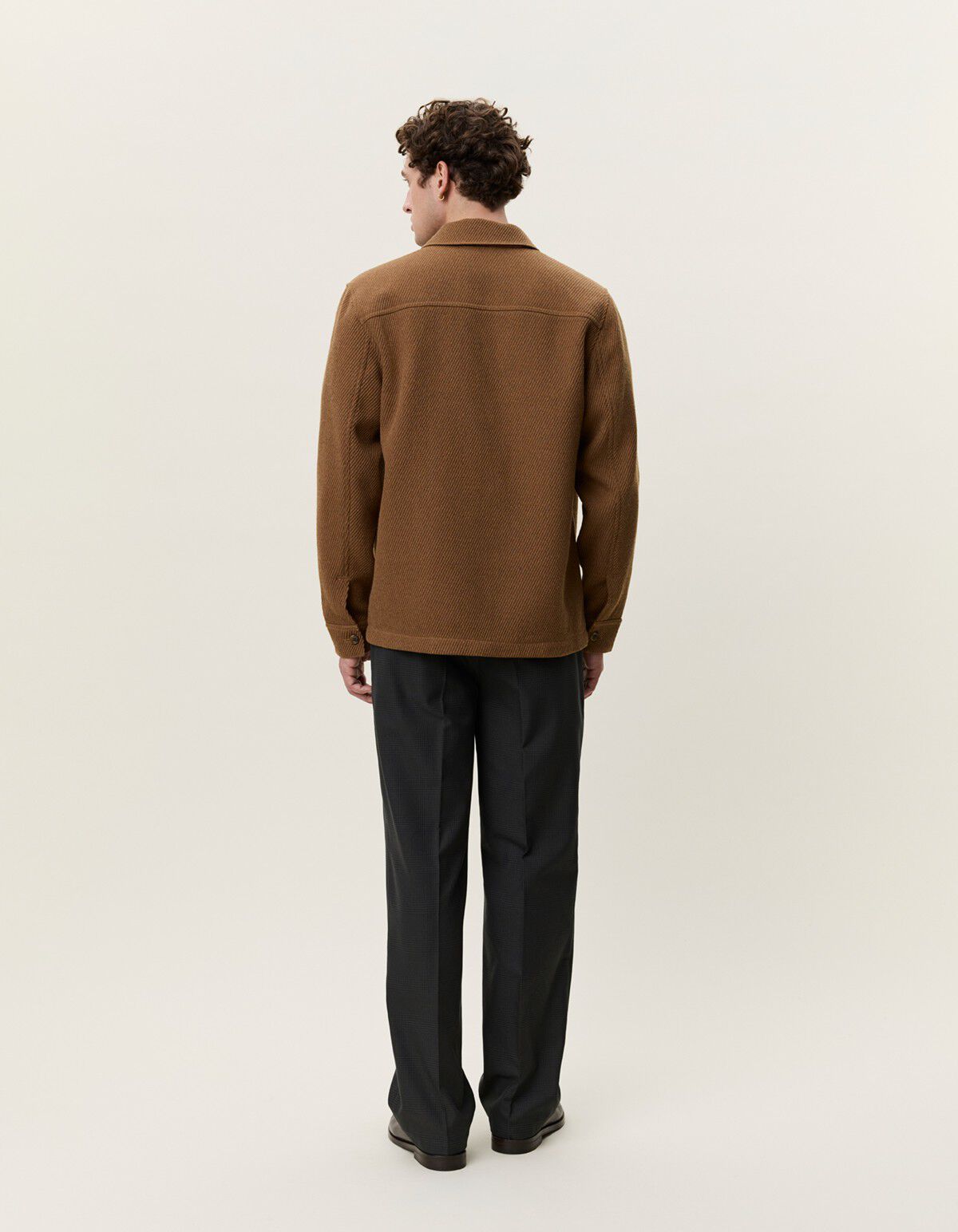 Twill Wool Overshirt