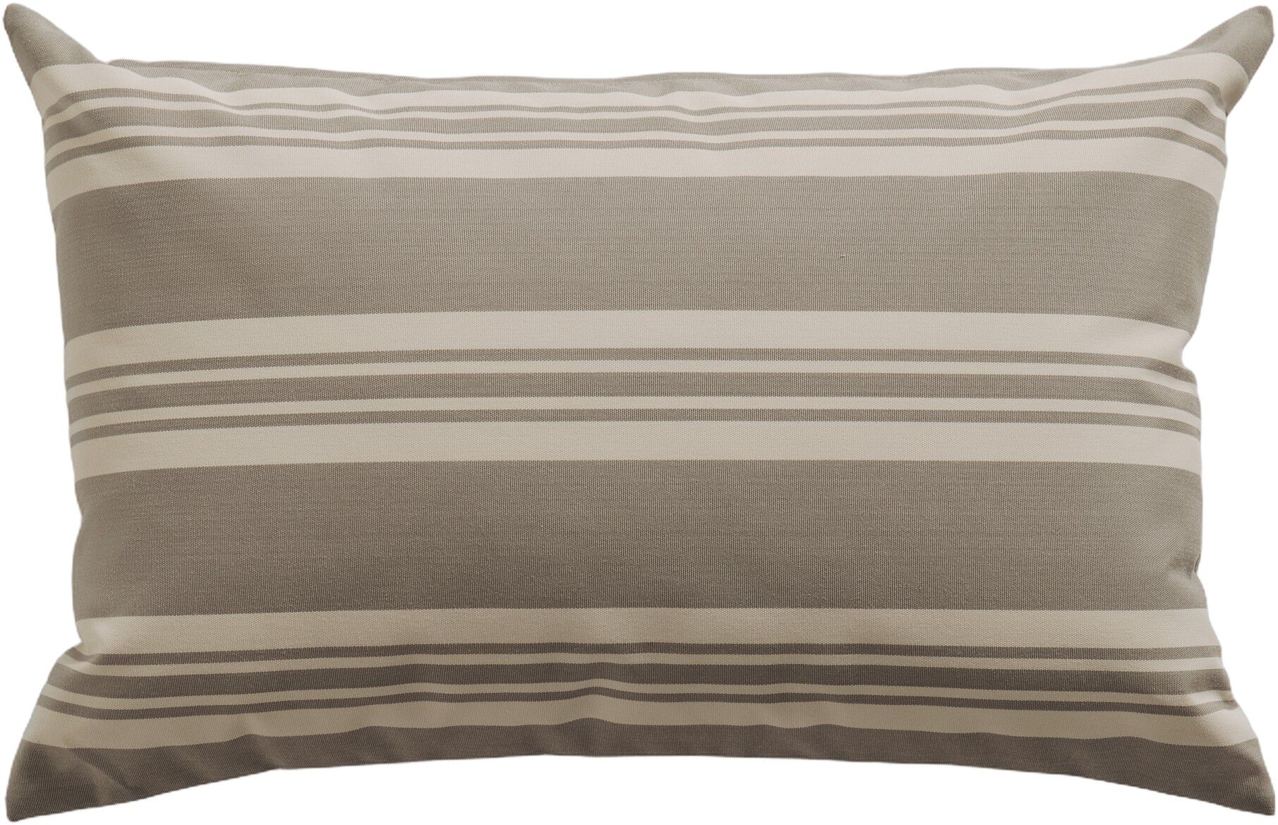 Fossflakes utomhuskudde 40x60 cm. Gr&aring; randig