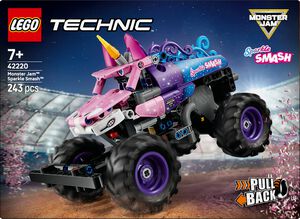 Monster Jam Sparkle Smash pull-back 42220