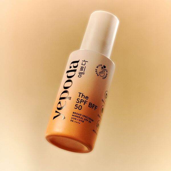 The SPF BFF (50) - UVA/UVB tonad mineralisk solskyddskräm SPF 50 PA+++