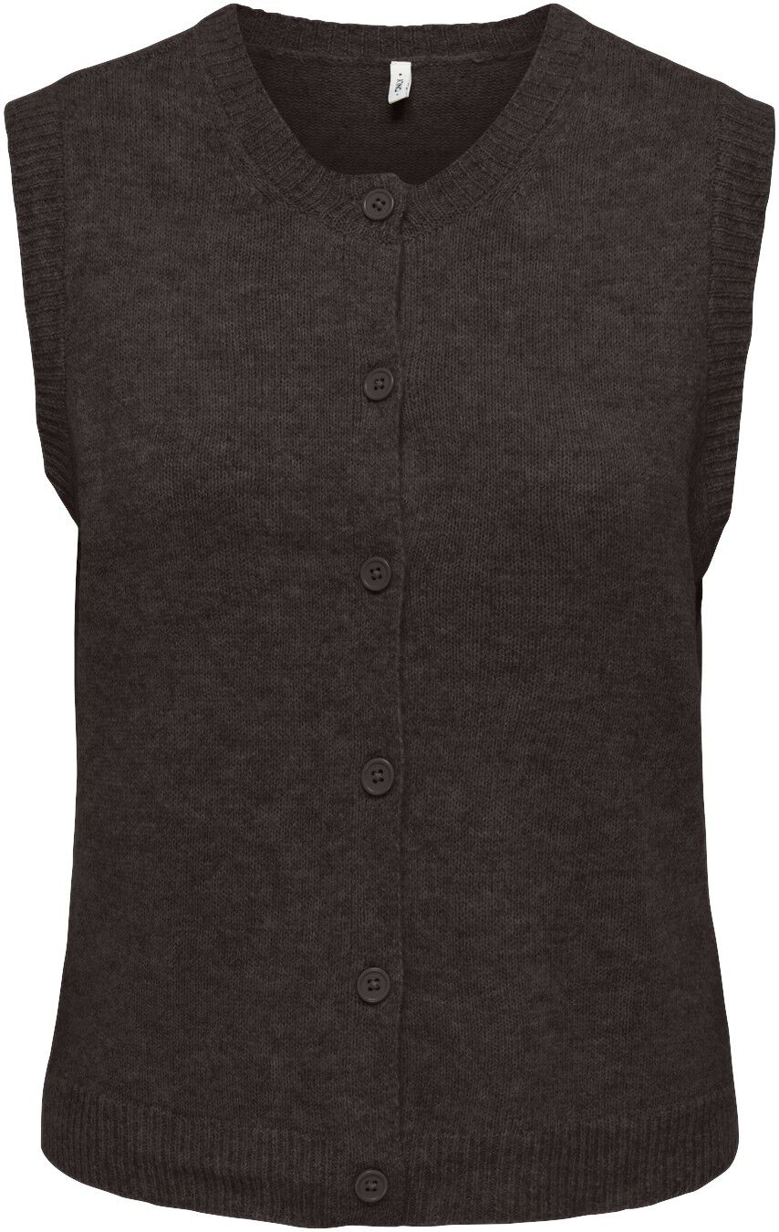 Onlolivia Sl Button Vest Cc Knt