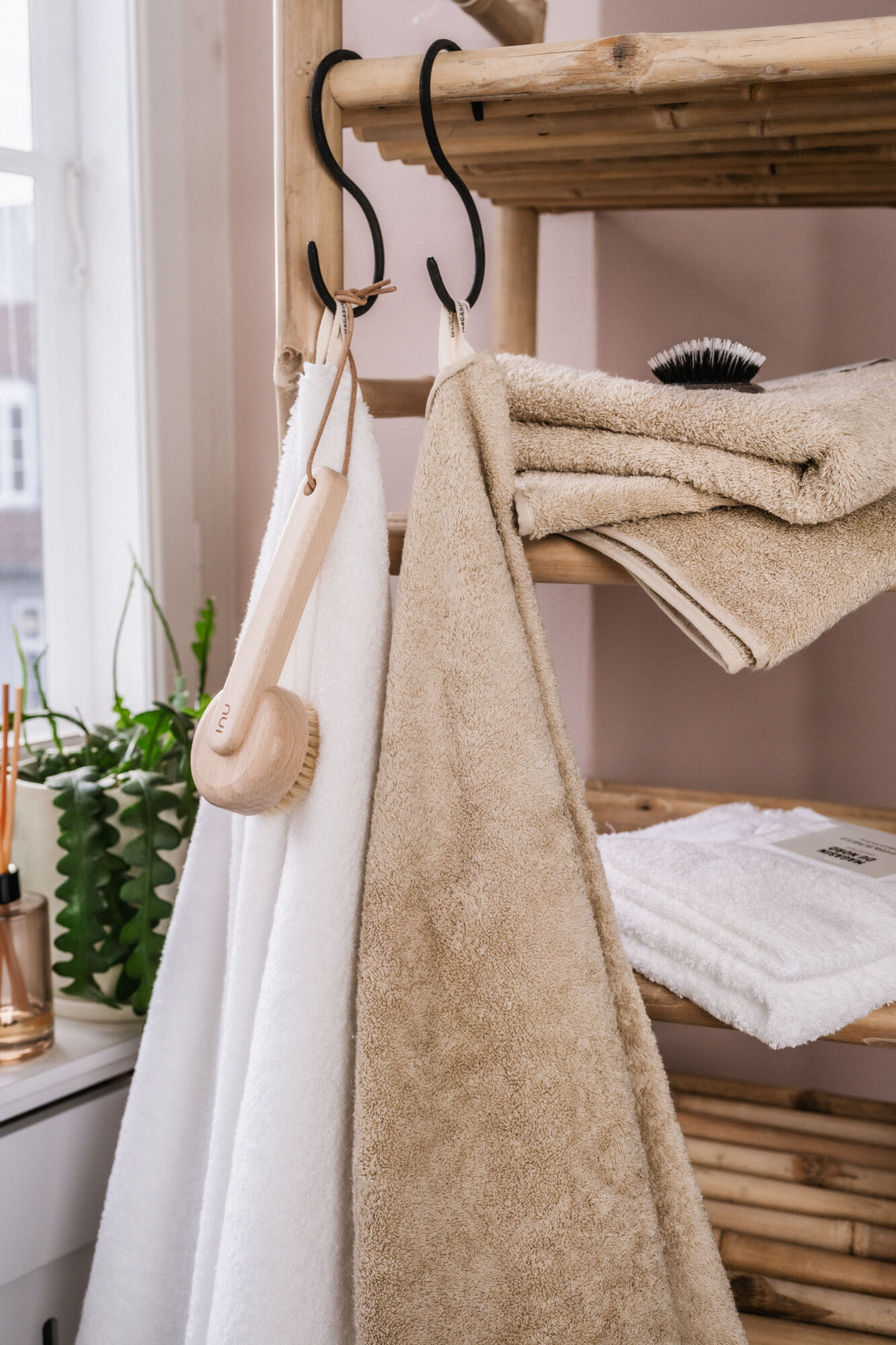 Egyptisk bomull, sand 30x30 cm