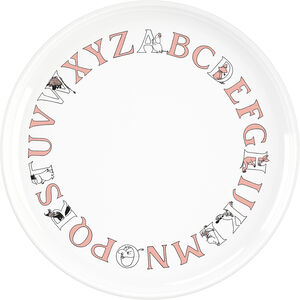 Moomin ABC tallrik Ø 20 cm Moomin salmon