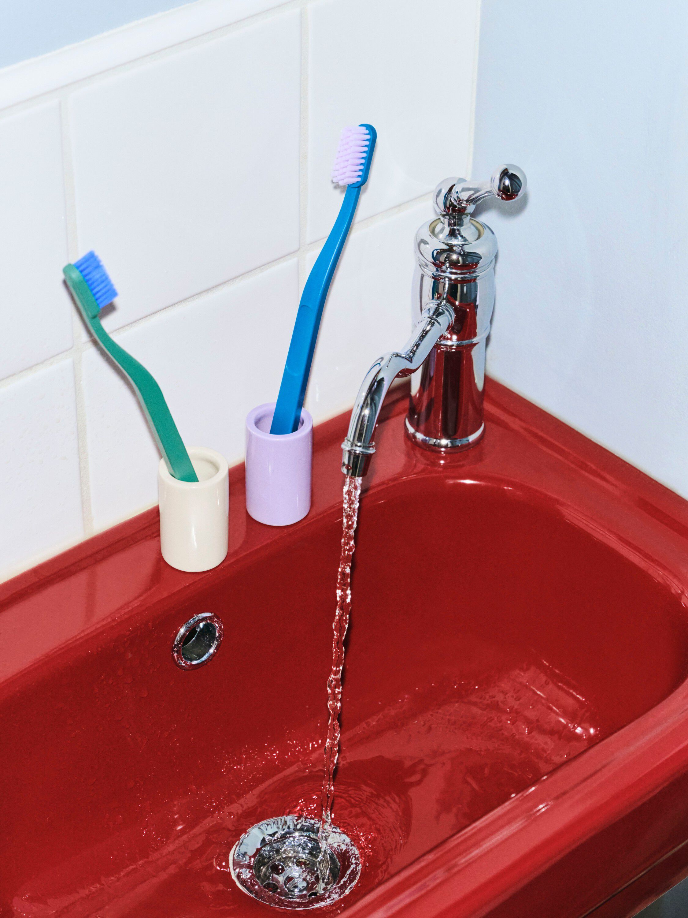 Tann Toothbrush-Ocean blue and lavender