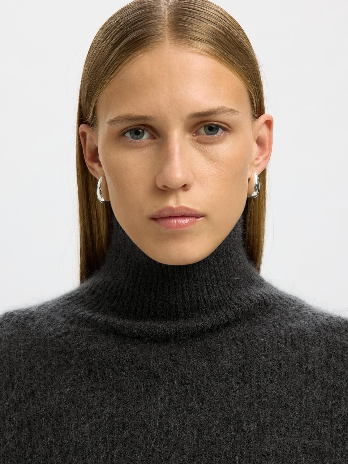 SLFMIRA MOHAIR LS KNIT HIGH-NECK