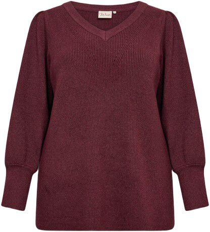 Curvy WA-NANINE 3 Bluse R&oslash;d