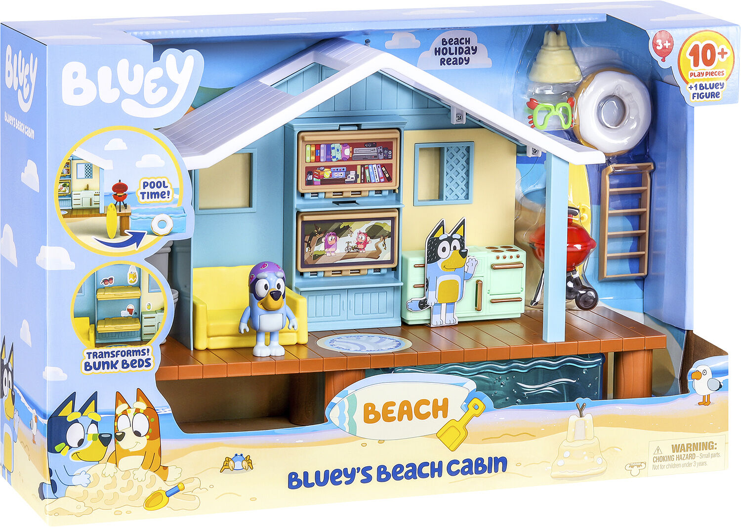 Bluey beach cabin