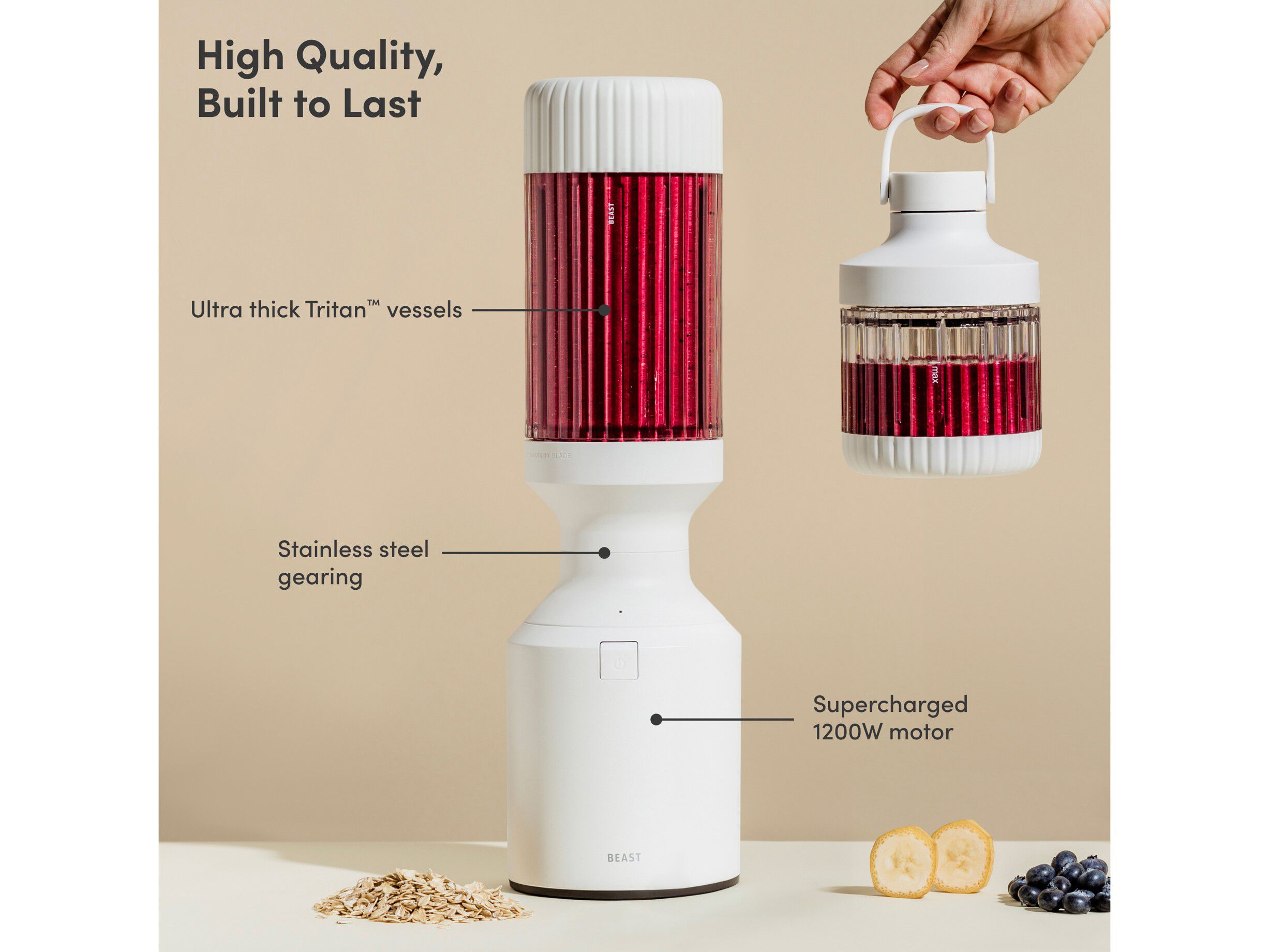 Blender Mega Plus 1200 Cloud white