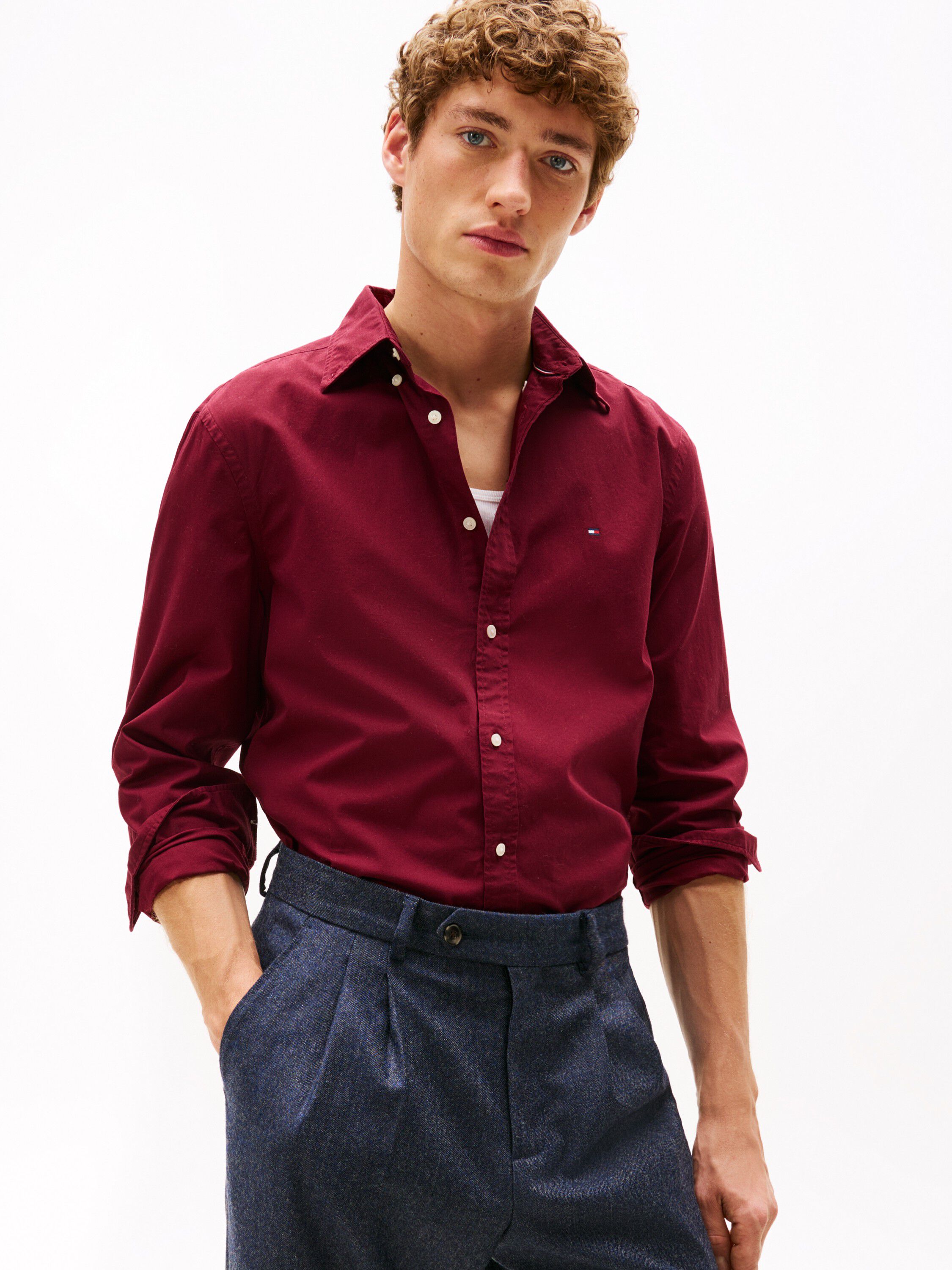 Regular Fit Flex Poplin Shirt