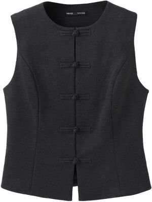 Waistcoat with frogging detail and