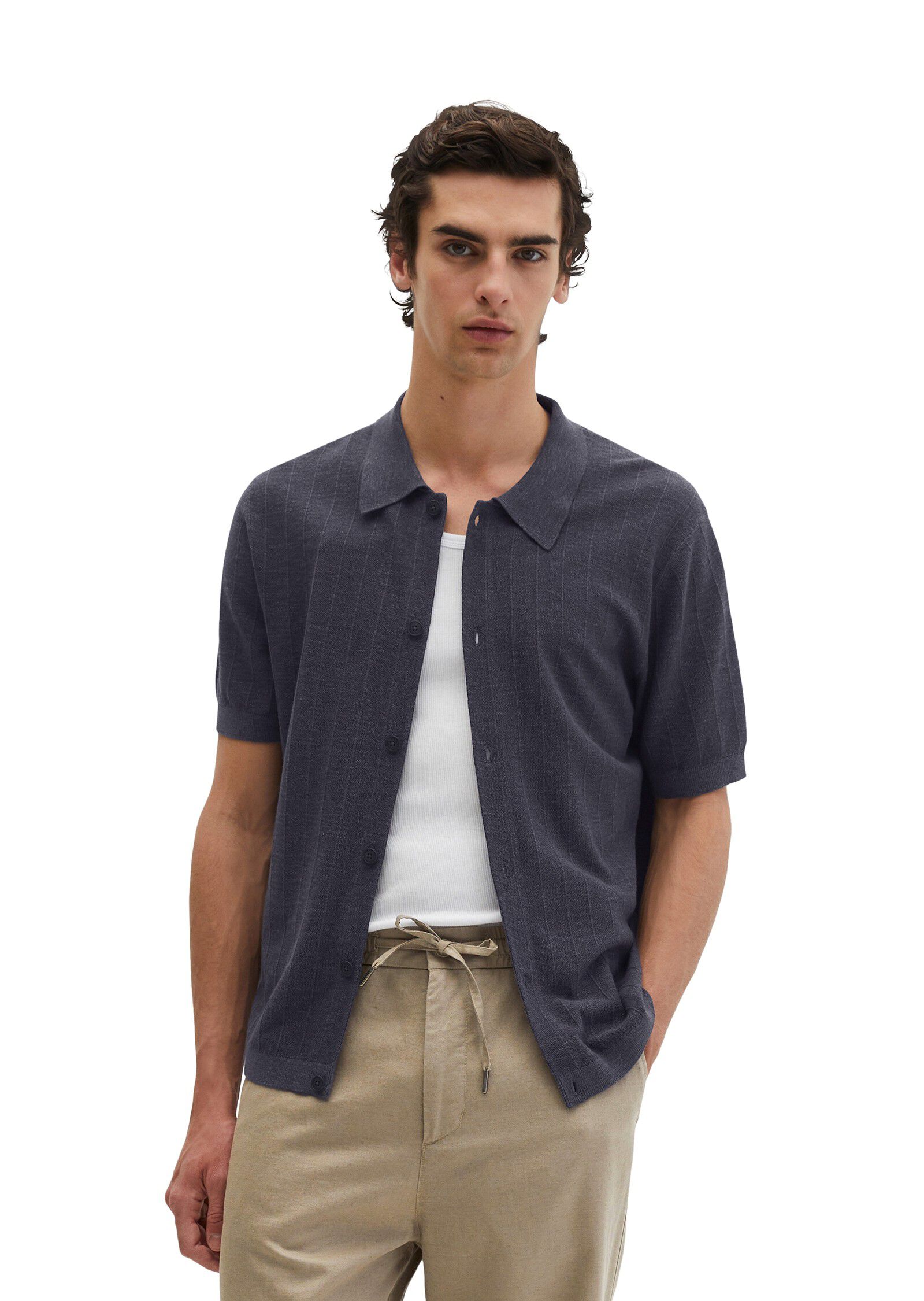 Shirt Short Sleeve, structured,soli