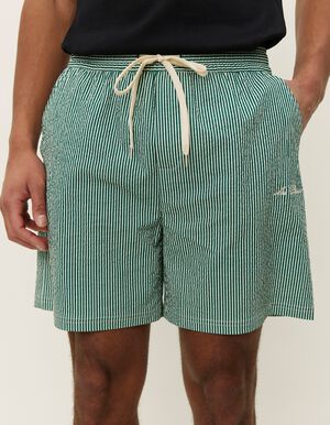 Stan Stripe Seersucker Swimshorts